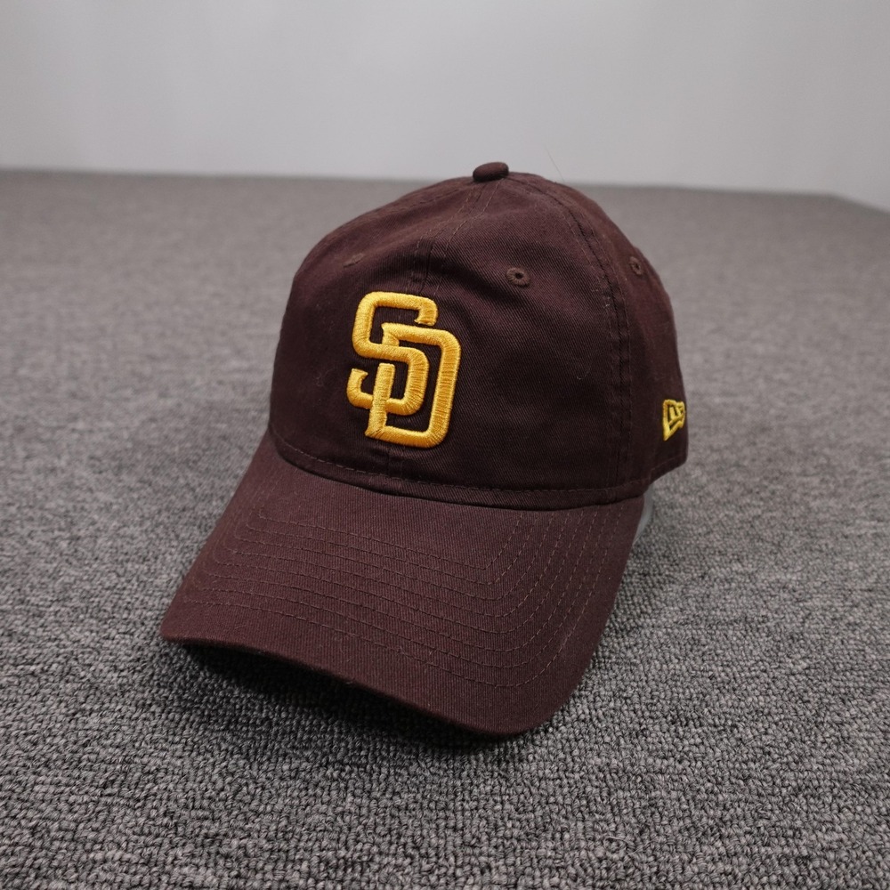 San Diego Padres Hat Cap Strap Back Womens One Size Brown MLB Baseball New Era
